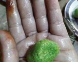 A picture of step 6 of Coconut ladoo.