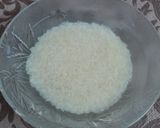 A picture of step 1 of Saffron Rice Kheer.