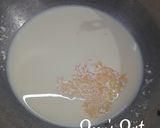 A picture of step 1 of Coconut Custard Creme Brulee.