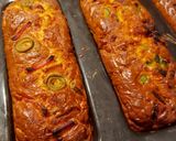 Une image de l'étape 6 de Cake poivrons chorizo.