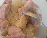 A picture of step 3 of Chicken steam fry.