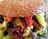 Une image de l'étape 4 de Humberger sauce houmous pistache.