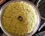 A picture of step 2 of Moong daal Vada.