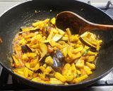 A picture of step 3 of Eggplant subji🍆.