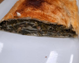 Foto del paso 6 de la receta: Rulo de espinacas con queso de cabra y champiñones