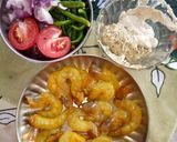 টমেটো দিয়ে দই চিংড়ি (tomato diye doi chingri recipe in bengali) রেসিপি ধাপ - 2 ছবি