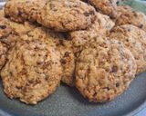 Une image de l'étape 4 de Cookies chocolat pralin.