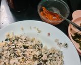 Foto langkah ke 1 dari resep Salmon Mentai Rice.