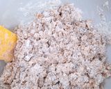 A picture of step 5 of Whole Wheat Carrot and Walnut Cake.