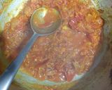 A picture of step 4 of Turmeric paneer.