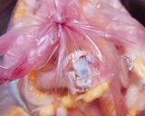 Hình bước làm 1 của món Chân gà hấp hành