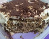 Hình bước làm 4 của món Tiramisu chuối đậu phụ healthy