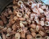Foto langkah ke 3 dari resep Oseng Cumi Asin Pete.