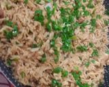 A picture of step 3 of Chicken Fried rice.