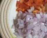 A picture of step 1 of Colourful mix chaat.