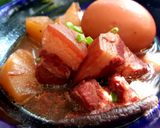 รูปขั้นตอนการทำที่ 5 ของ หมูแดงตุ๋นจีนแคระ Red Rice Yeast Braised Pork Belly