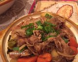 A picture of step 14 of Nikujaga (Japanese Potato and Pork Stew).