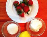 Foto del paso 2 de la receta: Trifásico de fresa 🍓