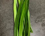 A picture of step 4 of Kue Putu Ayu (pandan coconut steam cake).