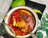 A picture of step 6 of Raw Mango curry.