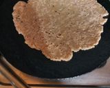 A picture of step 4 of Mooli parantha.