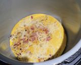 Pas rețetă Omletă cu bacon 2 fotografie