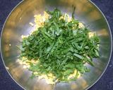 A picture of step 1 of Corn Spinach Besan Tikki.