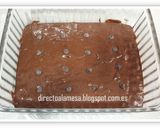 Foto del paso 5 de la receta: Brownie proteico de plátano y cacao