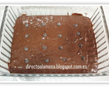 Foto del paso 5 de la receta: Brownie proteico de plátano y cacao
