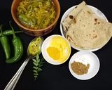 A picture of step 4 of Rajsthani Dahi Mirch.