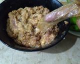 A picture of step 1 of Seekh kabab Biryani.