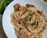 Foto langkah ke 6 dari resep Cream pasta with smoked beef.