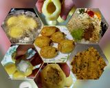 A picture of step 1 of Stuffed Aloo Dum.