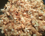 Foto del paso 5 de la receta: Berenjenas rellenas de atún y bacon