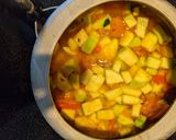 A picture of step 4 of Courgette Curry.
