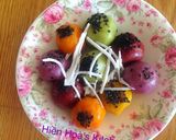 Hình bước làm 11 của món Bánh trôi, bánh chay ngũ sắc
