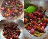 A picture of step 4 of Indo Chinese Potato Manchurian.