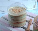 Foto langkah ke 7 dari resep Pandan Crepes in Jar.