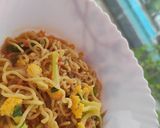A picture of step 10 of Rain and Maggi bowl.