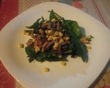 Foto del paso 6 de la receta: Ensalada de espinacas con tocino