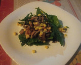 Foto del paso 6 de la receta: Ensalada de espinacas con tocino