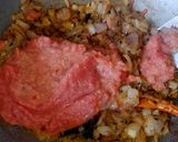 A picture of step 3 of Matar paneer.