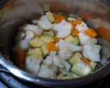 Foto del paso 2 de la receta: Pastel de coliflor, calabaza y calabacín