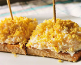 Foto del paso 5 de la receta: Pincho Donosti (Ensaladilla de Txaka y Langostinos)