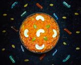 A picture of step 3 of Instant Carrot Halwa.
