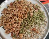 A picture of step 1 of Oats breakfast premix.