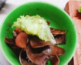 Hình bước làm 1 của món Đậu rồng xào thịt bò