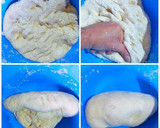 Foto del paso 3 de la receta: Batbout rellenos de salchichas y otros de ensalada variada