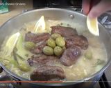 A picture of step 4 of Pork cheeks Orvieto.