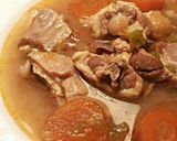 Foto del paso 13 de la receta Sopa de rabo de cordero a la mostaza